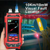 TOOLTOP Ethernet-Kabeltester Multimeter Optischer Leistungsmesser Roter Laser Rauschfreie Kabelverfolgung POE-Spannung QC-Crimptest