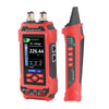 TOOLTOP Ethernet-Kabeltester Multimeter Optischer Leistungsmesser Roter Laser Rauschfreie Kabelverfolgung POE-Spannung QC-Crimptest