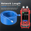 TOOLTOP Ethernet-Kabeltester Multimeter Optischer Leistungsmesser Roter Laser Rauschfreie Kabelverfolgung POE-Spannung QC-Crimptest