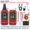 TOOLTOP 400-V-Kabelsuchgerät, unterirdisches Wandkabel, Wasserrohr-Tracker, Stromkreisunterbrechung, Kurzschlusstest, Multimeter, Netzwerktester, 3-in-1