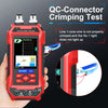 TOOLTOP Ethernet-Kabeltester Multimeter Optischer Leistungsmesser Roter Laser Rauschfreie Kabelverfolgung POE-Spannung QC-Crimptest
