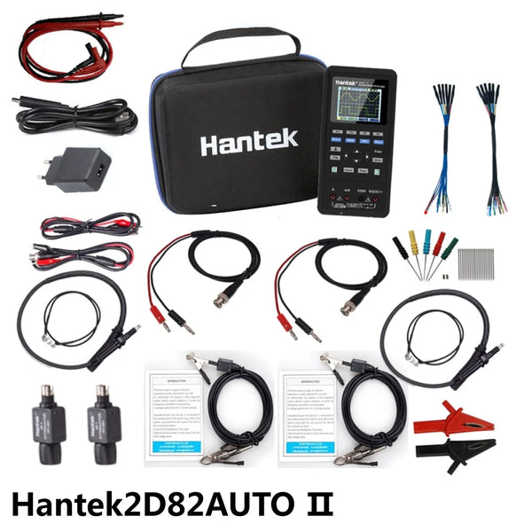 Hantek 2D82Auto digitális autós kézi oszcilloszkóp 4 in 1 + multiméter 80MHz jelforrás Машина Diagnostic 250MSa/S hordozható