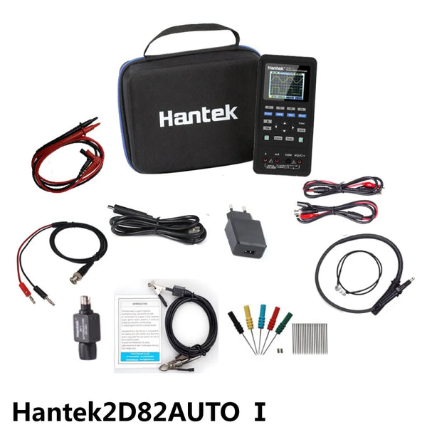 Hantek 2D82Auto digitális autós kézi oszcilloszkóp 4 in 1 + multiméter 80MHz jelforrás Машина Diagnostic 250MSa/S hordozható