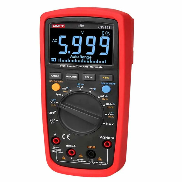 UNIT Multimeter Professional UT139S True RMS Digital Multimeters Temperature Probe LPF pass (low pass filter) function