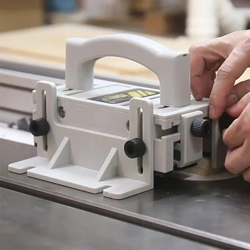 Table Saw Anti Cutting Protector Saw Handle Inverted Engraving Machine Band Saw Woodworking Push Ruler Safety Cutting Accessory