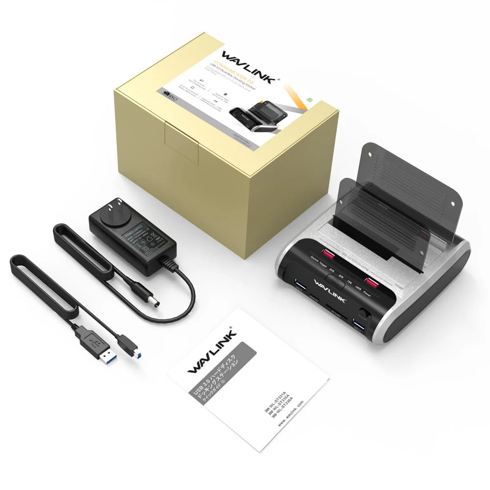 Wavlink USB 3.0 Externes Festplattengehäuse 2,5