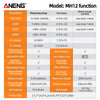 ANENG MH12 Digital Megohmmeter Meters Insulation Earth Resistance Meters Tester cable High Voltage Voltmeter Meter