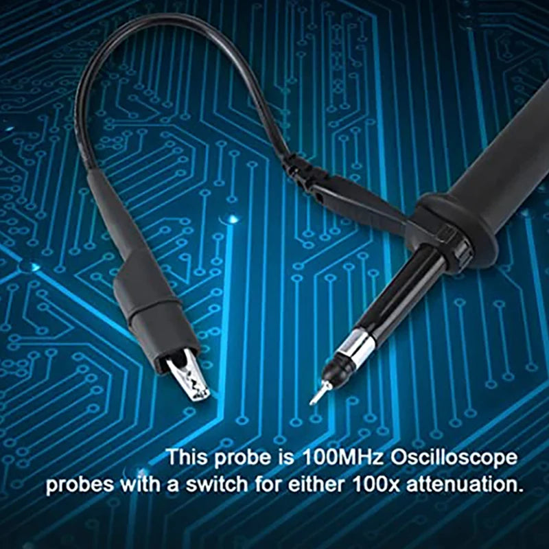 Promotion! P4100 Oscilloscope Probe 100:1 2KV High Voltage 100Mhz Safety BNC Connector For Oscilloscope Adjustable Attenuation