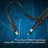 Promotion! P4100 Oscilloscope Probe 100:1 2KV High Voltage 100Mhz Safety BNC Connector For Oscilloscope Adjustable Attenuation
