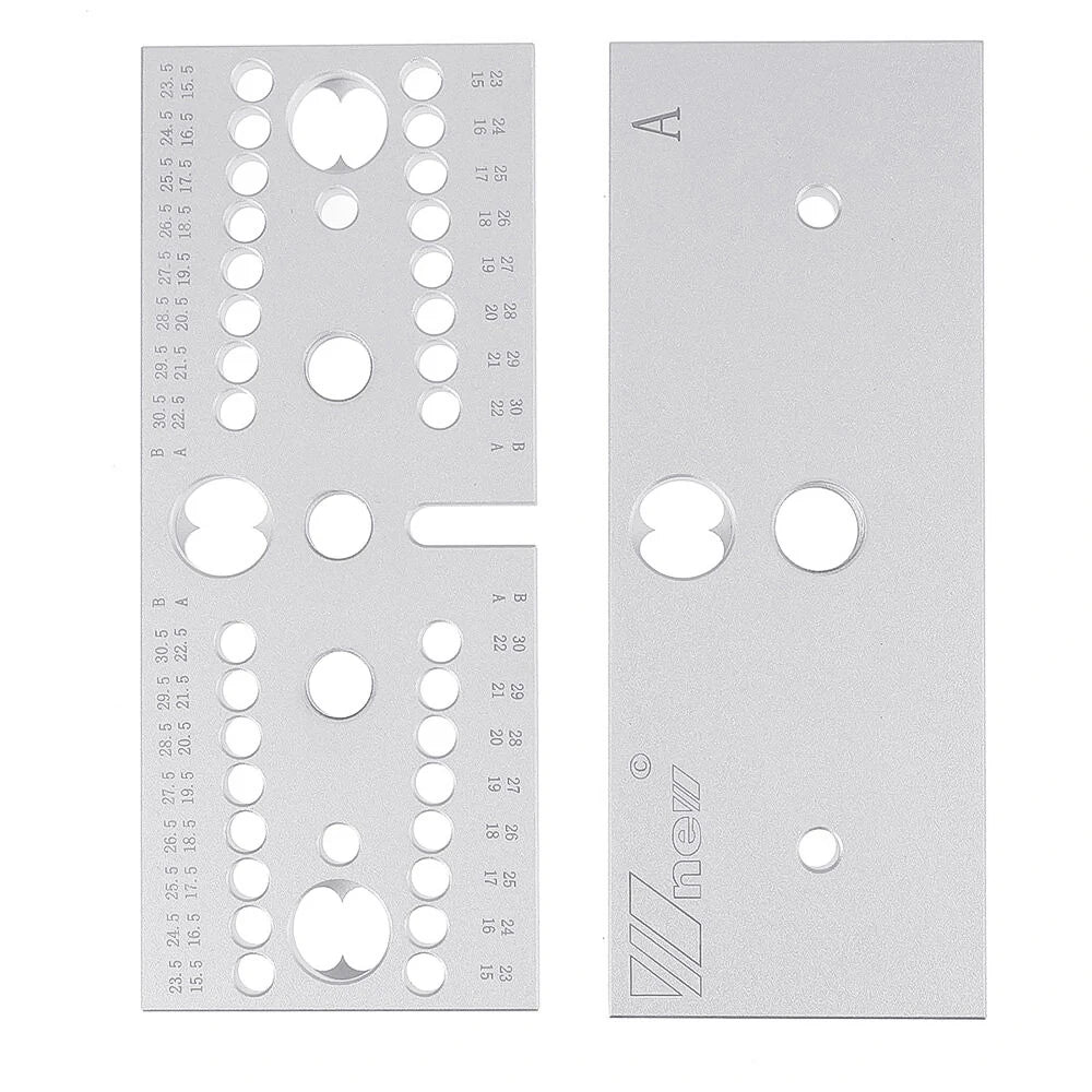 WNew 3 In 1 Dowel Jig Woodworking Hole Puncher Drill Guide Positioning 7/8/10MM M14 M18 Hole Opener Drilling Guide Tool