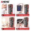 ANENG AOS02 Digital Oscilloscope 48MS/s Sampling Rate 10MHZ Analog Transistor Test Multimeter Bandwidth Support Waveform Storage