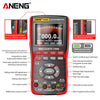 ANENG AOS02 Digital Oscilloscope 48MS/s Sampling Rate 10MHZ Analog Transistor Test Multimeter Bandwidth Support Waveform Storage