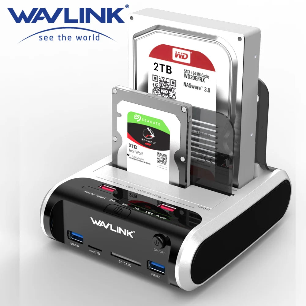 Wavlink USB 3.0 Externes Festplattengehäuse 2,5