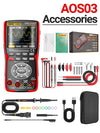ANENG AOS03 Digital Multimeter 280MS Rate PC Waveform 50MHz Bandwidth Data Storage Dual Oscilloscope Signal Generator Tools