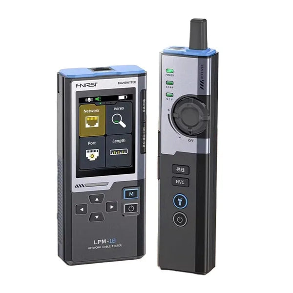 FNIRSI LPM-10A Network Cable Tester Anti-Interference Line Finder POE Test NCV Detection Length Measurement RJ45 Port Flashing
