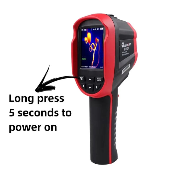 TOOLTOP ET692B Handheld-Wärmebildkamera mit Infrarot und sichtbarem Licht, 160 x 120, Wärmebildkamera, 25 Hz, Reparatur von Fußbodenheizungsstromkreisen