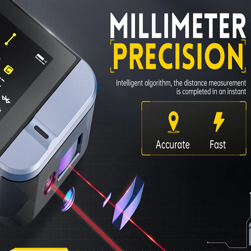FNIRSI IR40 Smart Laser Rangefinder 40M Laser Tape Measure Digital Distance Meter Metro Laser Digital Accurate APP To Draw