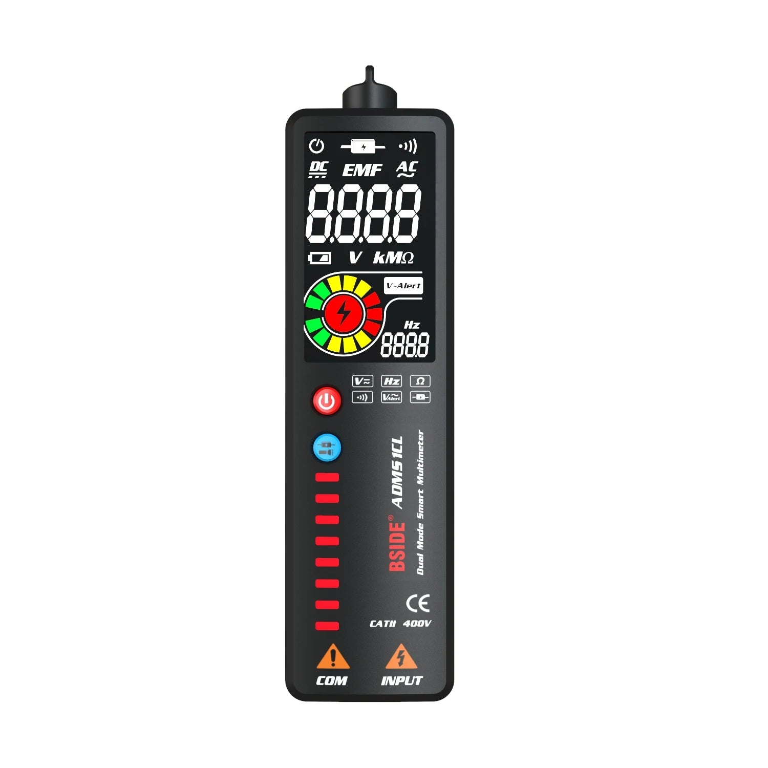 BSIDE S1 S1CL New Voltage Detector Tester Digital Multimeter Smart LCD Portable DC AC Voltage Ohm Continuity Hz NCV Test Meter