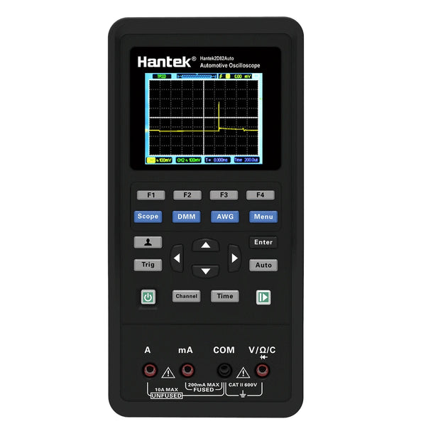 Hantek 2D82Auto digitális autós kézi oszcilloszkóp 4 in 1 + multiméter 80MHz jelforrás Машина Diagnostic 250MSa/S hordozható