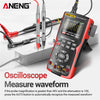 ANENG AOS02 Digital Oscilloscope 48MS/s Sampling Rate 10MHZ Analog Transistor Test Multimeter Bandwidth Support Waveform Storage