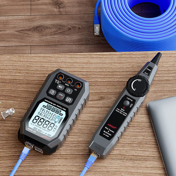 NOYAFA NF 8509 New Upgrade Network Cable Tester For Multimeter Current Voltage Resistance POE Test NCV AC DC LCD Wire Tracke