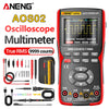 ANENG AOS02 Digital Oscilloscope 48MS/s Sampling Rate 10MHZ Analog Transistor Test Multimeter Bandwidth Support Waveform Storage