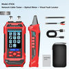 TOOLTOP Ethernet-Kabeltester Multimeter Optischer Leistungsmesser Roter Laser Rauschfreie Kabelverfolgung POE-Spannung QC-Crimptest