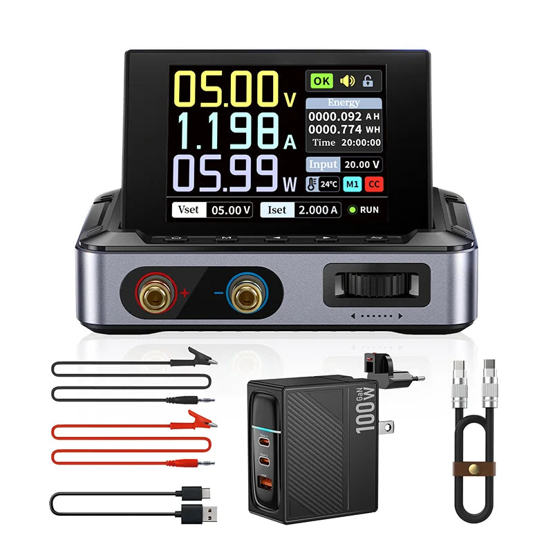 FNIRSI DPS-150 Laboratory DC Power Supply, CNC Adjustable 30V 5A Digital Display Micro Stabilized Switch Power Supply, Portable