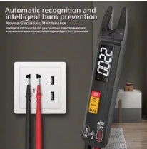 BSIDE U0 Digital Clamp Meter Fork DC AC 100A Smart Ammeter Pliers T-RMS Current Auto Multimeter Voltage Ohm Electrical Tester