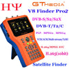 GTmedia V8 Finder Pro2 DVB-S2 DVB-T2 DVB-C AHD H.265 Satellitenmessgerät Satellitenfinder Spektrumanalysator Satelliten-TV-Receiver
