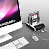 Wavlink USB 3.0 Externes Festplattengehäuse 2,5" 3,5" SSD HDD Schneller Offline-Klon SATA Dual Bay Dockingstation SD-Kartenleser