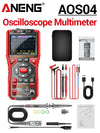 ANENG AOS04 Handheld Oscilloscope Multimeter Digital 50MS/s Sampling Rate Bandwidth Waveform AC Voltage Capacitance Ohm Test Too
