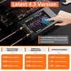 Updated NanoVNA-H4 4inch Vector Network Analyzer 10k-1.5GHz HF VHF UHF Antenna Analyzer Version 4.3 with SD Card Slot