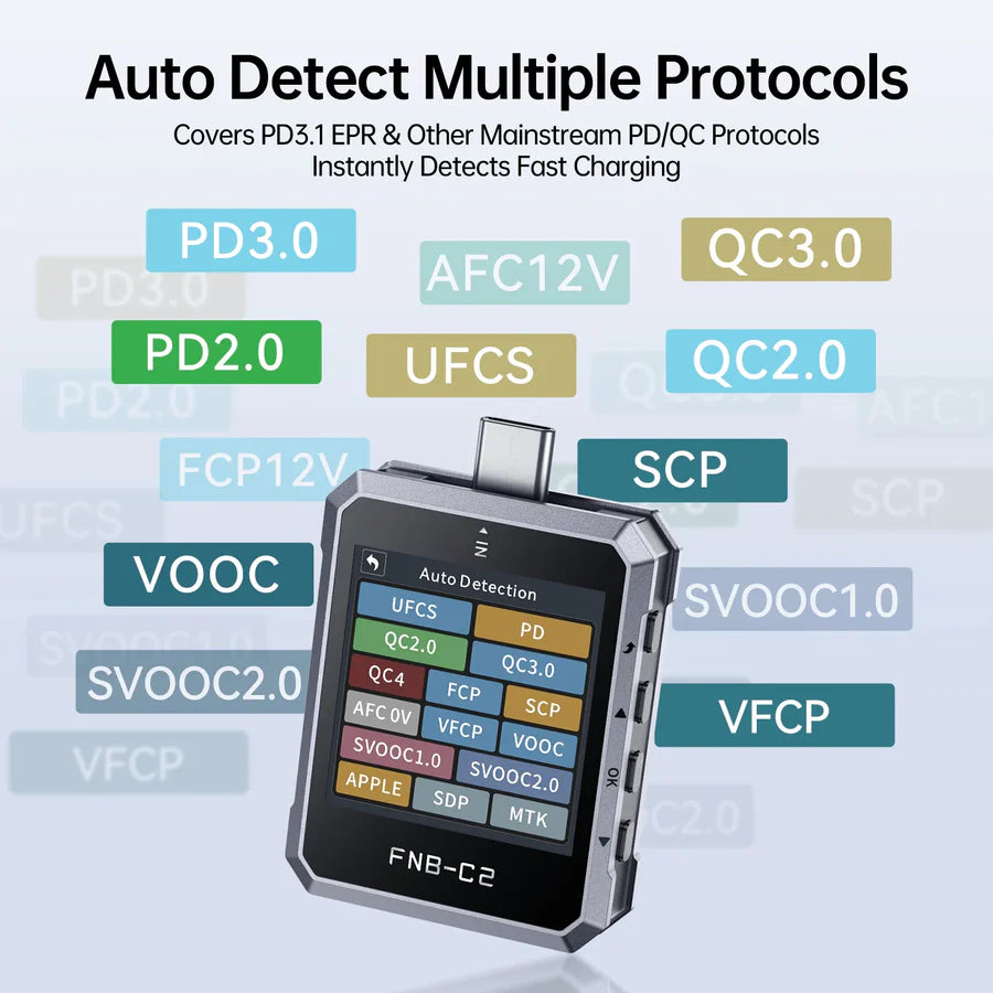 FNIRSI FNB-C2 USB PD 3.1 Type-C Fast Charging Tester