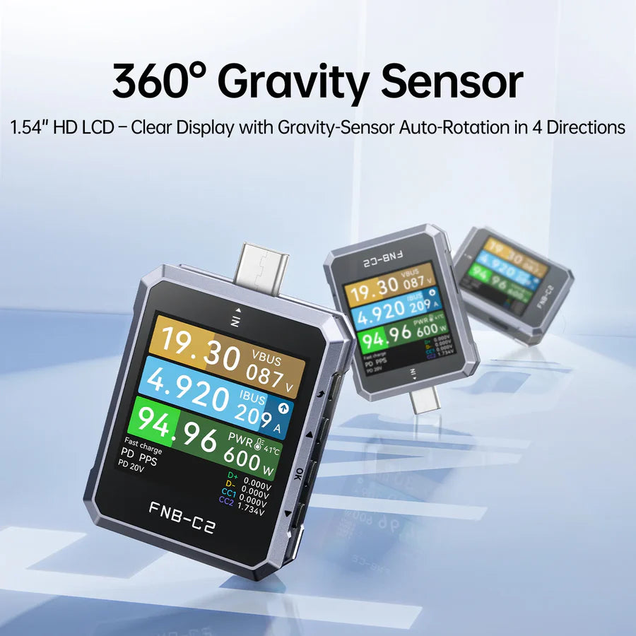 FNIRSI FNB-C2 USB PD 3.1 Type-C Fast Charging Tester