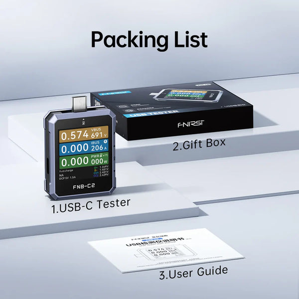 FNIRSI FNB-C2 USB PD 3.1 Type-C Fast Charging Tester