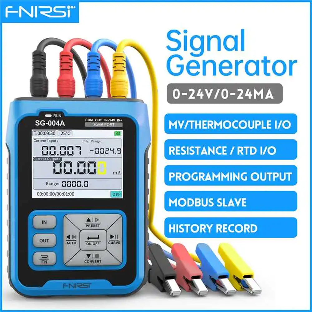 FNIRSI SG004A Signal Generator 4-20mA SDR Receiver Generator【The exterior has been updated to blue】