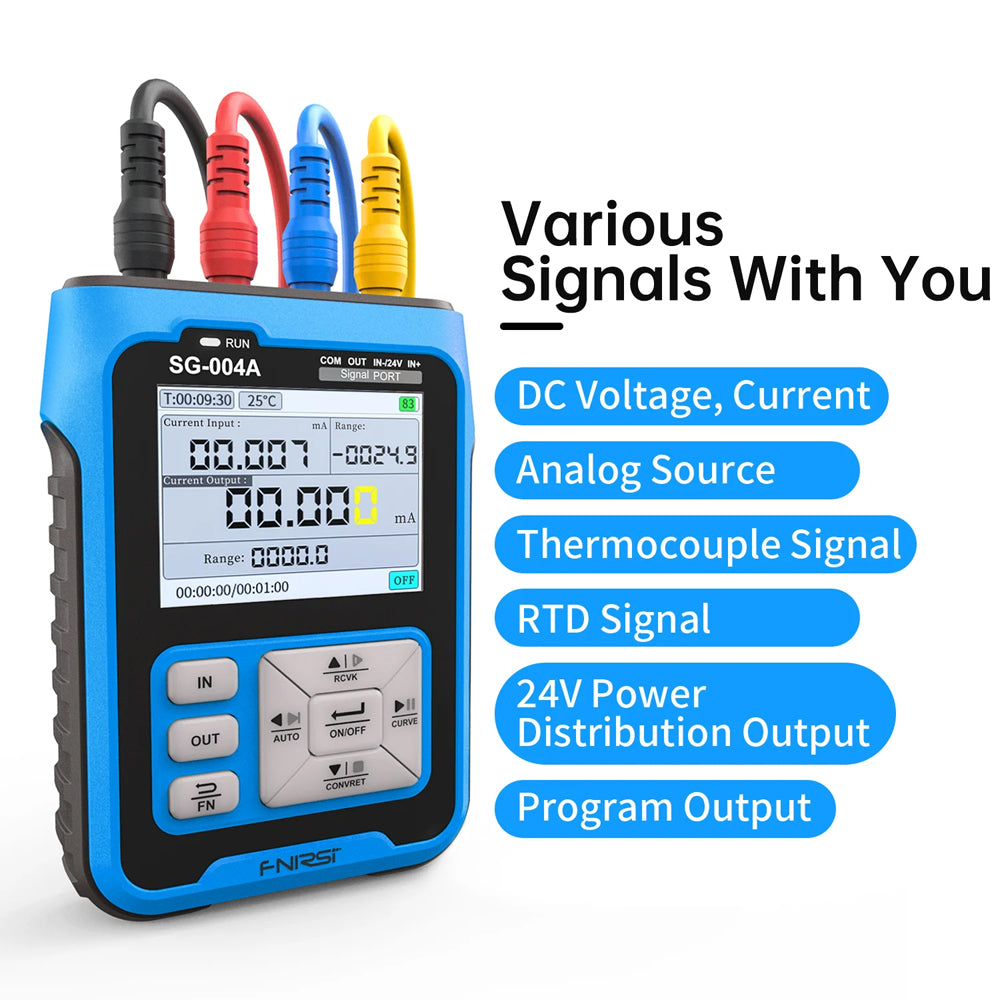 FNIRSI SG004A Signal Generator 4-20mA SDR Receiver Generator【The exterior has been updated to blue】
