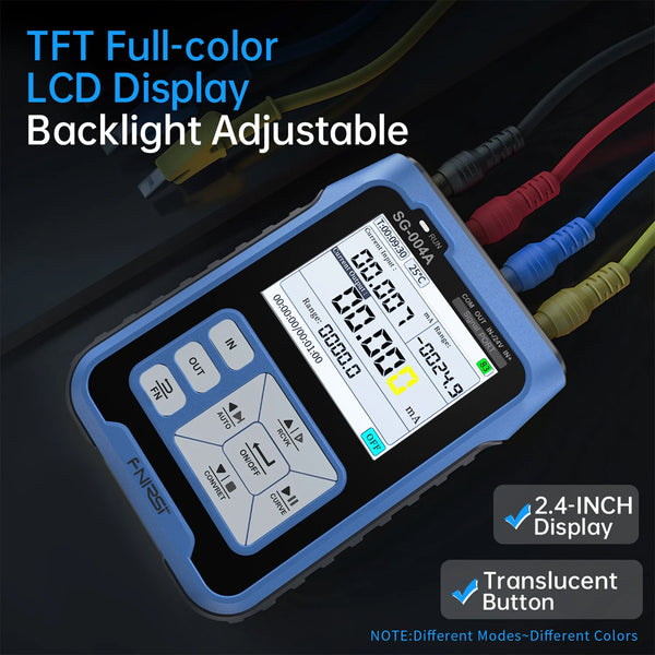 FNIRSI SG004A Signal Generator 4-20mA SDR Receiver Generator【The exterior has been updated to blue】