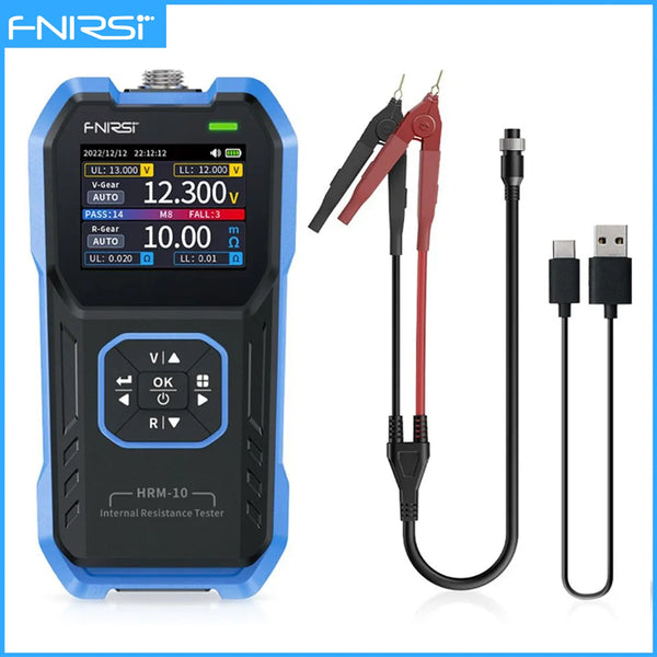 FNIRSI  HRM-10 Battery  Voltage Tester Tool
