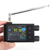 Mini Black Portable TEF6686 Full Band  FM/LW/MW/SW Radio Receiver  2.4" touch Screen