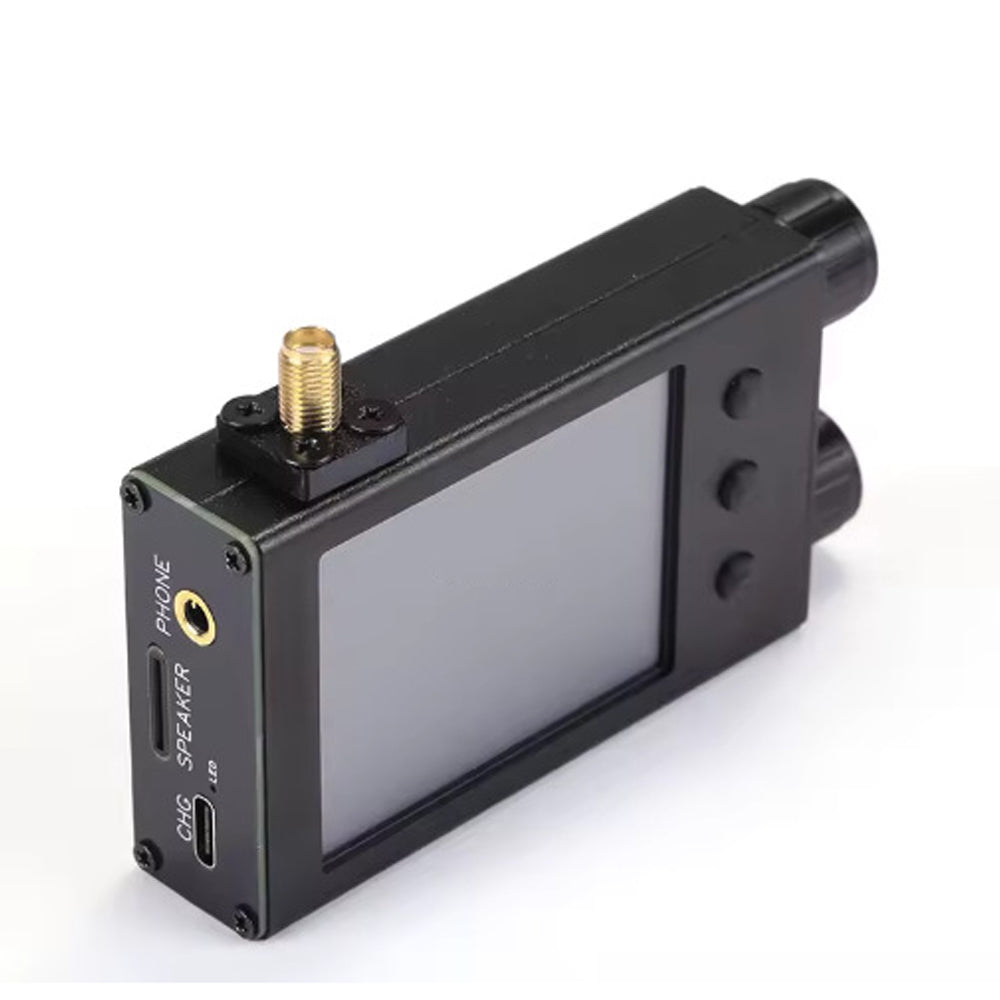 Mini Black Portable TEF6686 Full Band  FM/LW/MW/SW Radio Receiver  2.4