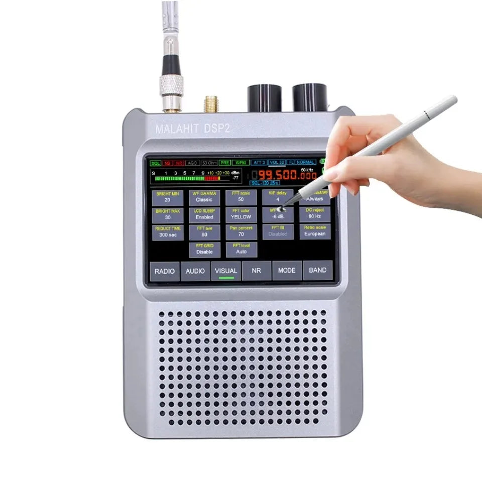 New Malahit-DSP2 SDR  Radio Firmware 2.40 Genuine Second Generation  Malachite DSP Receiver 10kHz-380MHz 404MHz-2GHz