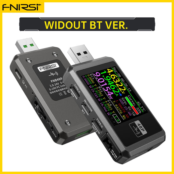 FNIRSI-FNB48P USB Battery Tester Voltmeter Ammeter TYPE-C Fast Charge Detection Trigger Capacity Measurement Ripple Monitor