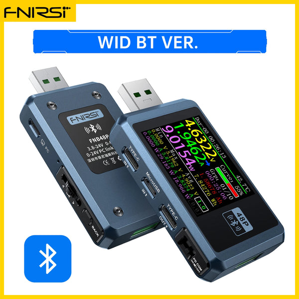 FNIRSI-FNB48P USB Battery Tester Voltmeter Ammeter TYPE-C Fast Charge Detection Trigger Capacity Measurement Ripple Monitor