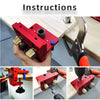 Adjustable Doweling Jig Kit  Woodworking 3 in 1  Pocket Hole Jig Drilling Locator For Hole Puncher Furniture Connecting Tools