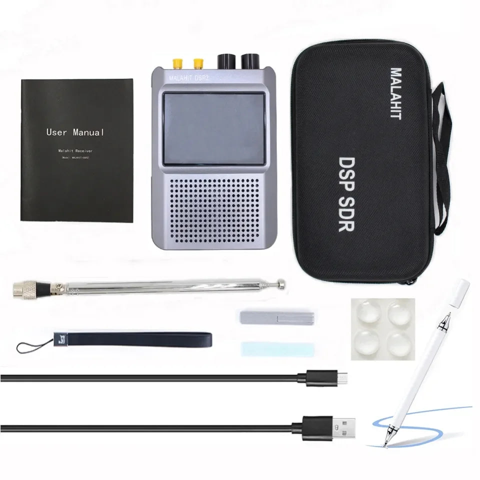 New Malahit-DSP2 SDR  Radio Firmware 2.40 Genuine Second Generation  Malachite DSP Receiver 10kHz-380MHz 404MHz-2GHz