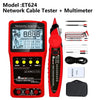 TOOLTOP 3 in 1 LAN Cable Tester Visual Fault Locator Multimeter 600M Length Measure Cable Mapping POE Rj45 Network Cable Tracker