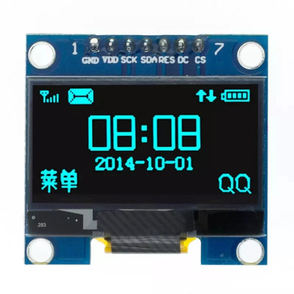 1.3" OLED Module 1.3 inch Display Module White/Blue 128X64SPI/IIC I2C Communicate Color 1.3 Inch OLED LCD LED Display Module