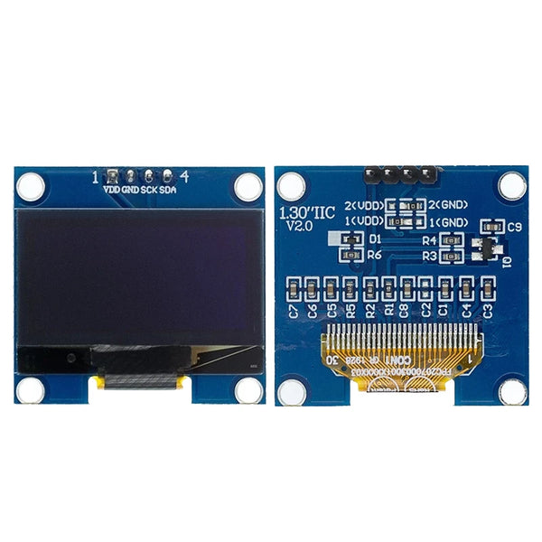 1.3" OLED Module 1.3 inch Display Module White/Blue 128X64SPI/IIC I2C Communicate Color 1.3 Inch OLED LCD LED Display Module